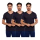 thumbnail image 1 of Paquete De 3 Playeras Alfani Blancas Cuello V Para Hombre, 1 of 7