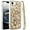 Gold Panda Floral, variant on For Apple iPhone 16e (E edition) Case, Bling Crystal 3D Full Diamonds Luxury Sparkle Rhinestone Hybrid Phone Cover (Ultimate Multi Ornament White)