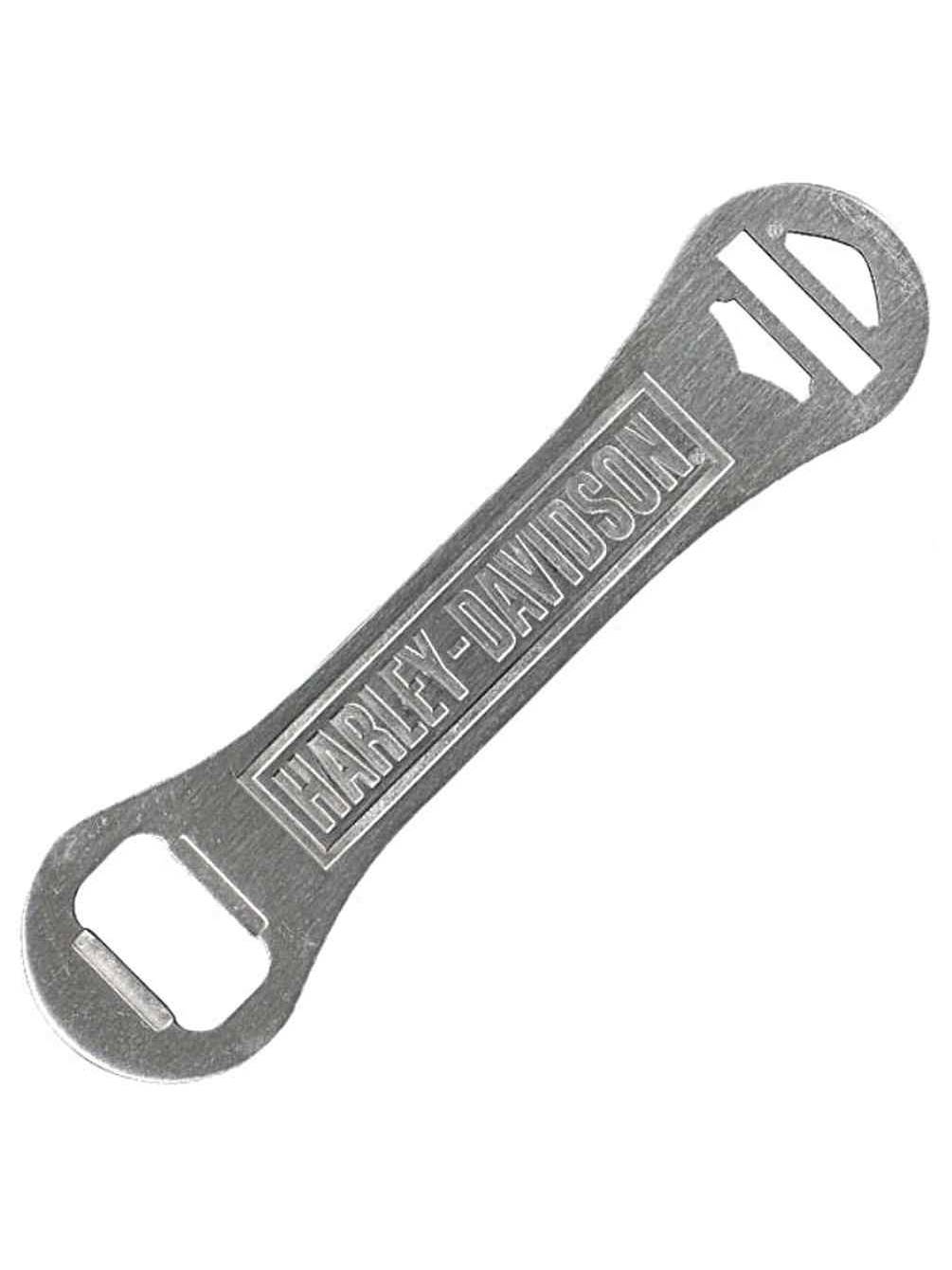 HarleyDavidson Antiqued Die Cast HD Bottle Opener w/ Silver