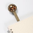 thumbnail image 3 of Thanksgiving pumpkin pie Book Accessories: Lace Bookmark in Antique Bronze - a Gift for Readers and Book Lovers, 3 of 5