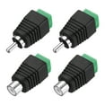 thumbnail image 1 of 4 Pack RCA Cable Solderless Adapter, Audio/Video Speaker Wire RCA Male Female Plugs, Screw Terminal Connector, Black, 1 of 7