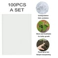 thumbnail image 1 of Flmtop 100Pcs Universal Biodegradable Non-woven Nursery Pouch Garden Plant Growing Bag, 1 of 9