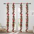 thumbnail image 5 of HengDidi Long Artificial Peony Flower Garland for Home Decor, Silk Hanging Vines with Lifelike Blooms for Wall Party, Indoor Outdoor Wedding Decoration Garland, 5 of 7