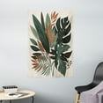 thumbnail image 2 of Ambesonne Monstera Tapestry Wall Hanging, Tropical Abstract Boho Art, 40"x60", Sage Green Fawn Evergreen, 2 of 3