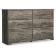 thumbnail image 2 of Ashley Furniture Stelsie 6-Drawer Coastal Wood Dresser in White, 2 of 9