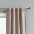 thumbnail image 2 of Bella Luna Astrid Thermal Room Darkening Backtab 76x96 Window Curtain Pair, Rose Smoke, 2 of 3
