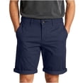 thumbnail image 2 of OGLCCG Men's Summer Shorts Roll-Up Versatile Solid Stretch Business Casual Golf Shorts with Pockets Bermuda Shorts for Mens, 2 of 8