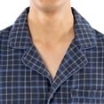 thumbnail image 4 of Pijama para Hombre Fruit of the Loom a Cuadros Azul Marino 2X, 4 of 6