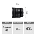 thumbnail image 2 of Lente Sony FE 16 mm f/1.8 G ultra ancha para cámara sin espejo, 2 of 3