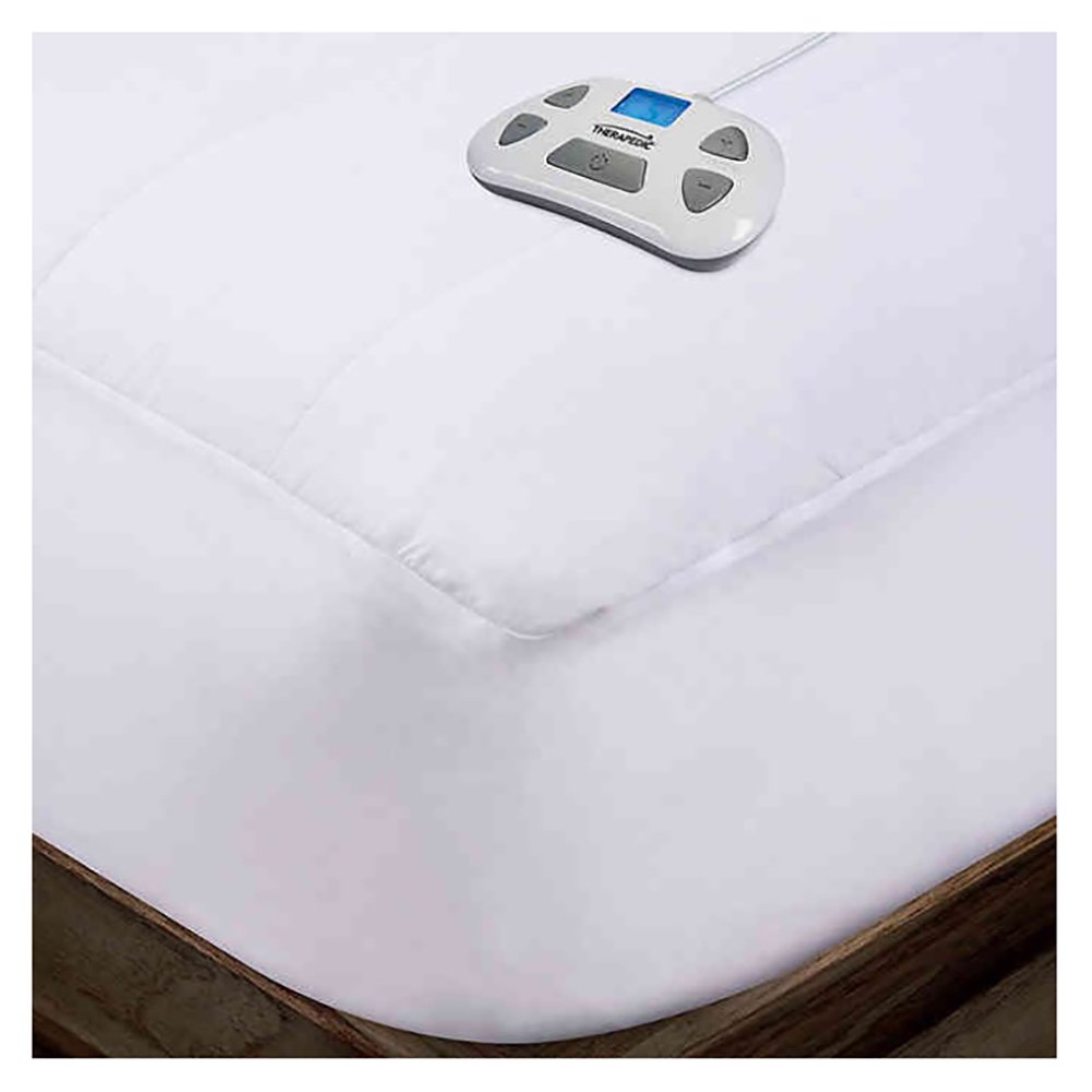 Therapedic Programmable Ultra Soft Quilted Heated Mattress Pad, King