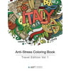 Anti-Stress Coloring Book: Travel Edition Vol 1