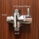 thumbnail image 5 of Válvula desviadora, macho G1/2; adaptador en T de grifo de latón cromado, accesorios para grifo de ducha de baño, válvula de llenado de 3 vías desviadora de agua, macho Tw, 5 of 5