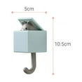 thumbnail image 5 of 4 ganchos bonitos para mascotas, ganchos para llaves de gato para pared para abrigos, bufandas, sombreros, toallas, ganchos utilitarios para gatos para decoraciones colgantes de pared (4 col, 5 of 5
