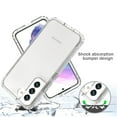 thumbnail image 2 of For Samsung Galaxy S22 Plus/+ Case, Full Body Clear Bumper Protection Case [with Screen Protector] Hybrid Back Silicone Rubber TPU Bumper Gradient Phone Case For Samsung Galaxy S22 Plus - Clear, 2 of 6