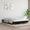 Dark gray, variant on vidaXL Twin Bed Frame, Fabric Upholstered Platform Bed Frame, Light Gray, No Mattress