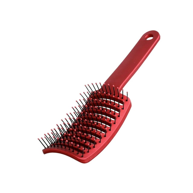 Guardurnaity Cepillo de pelo con ventilación, peine, antiestático, para masaje del cuero cabelludo, belleza, herramientas de estilo saludable para salón, Cuidado del cabello Rojo Guardurnaity CE015264-01