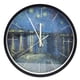 thumbnail image 3 of Reloj de pared con luz nocturna LED, reloj de pared con Control de sonido, reloj de pared redondo de Metal negro para sala de estar, 3 of 14