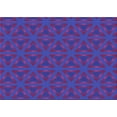 thumbnail image 1 of Ahgly Company Machine Washable Indoor Rectangle Transitional Dark Magenta Purple Area Rugs, 7' x 10', 1 of 7