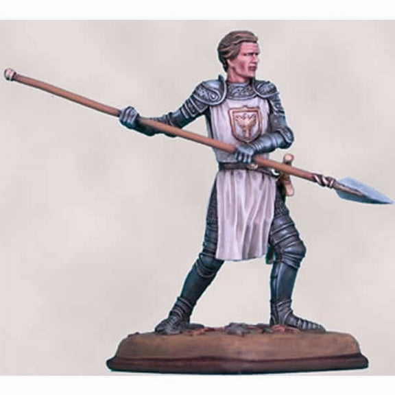 Male Knight with Spear Miniature Parkinson Masterworks Dark Sword Miniatures