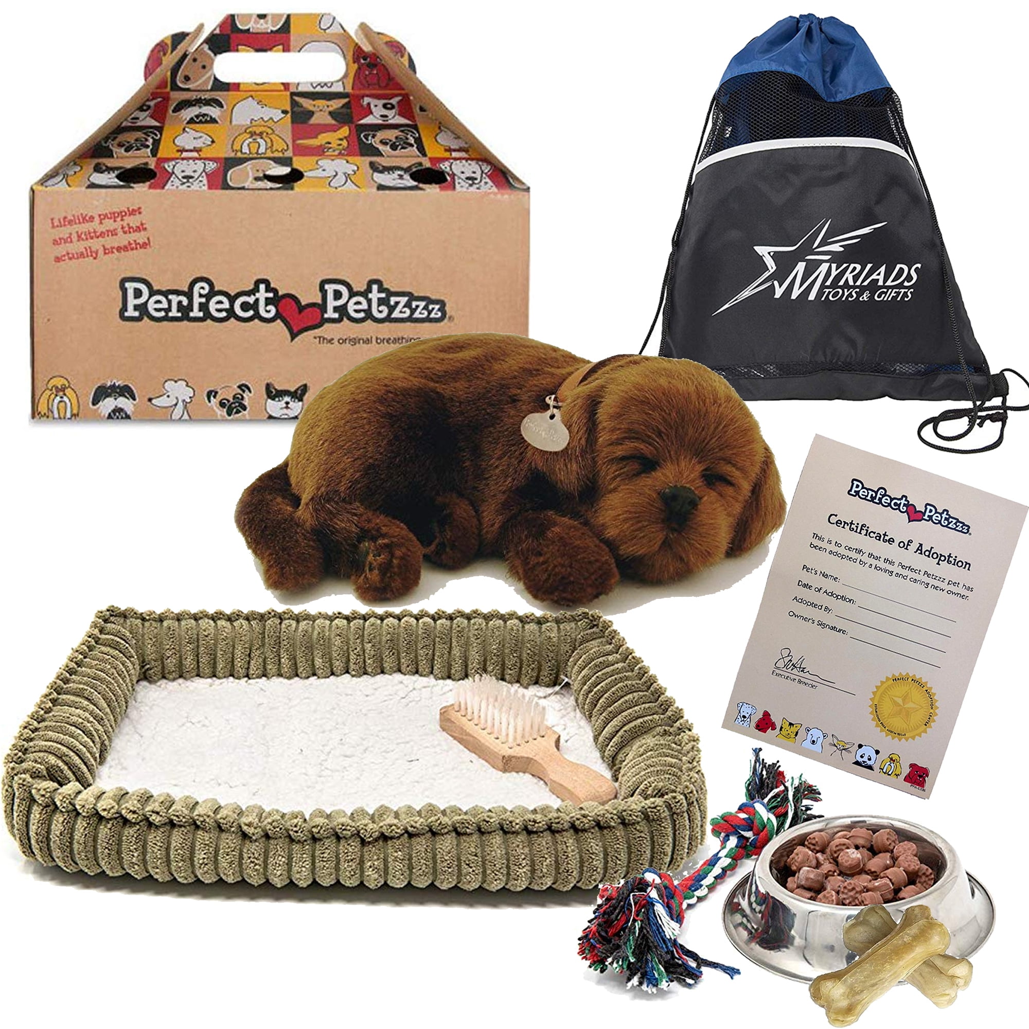 stuffed dog that breathes