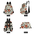 thumbnail image 4 of FORMRS Mini Backpack Purse for Women Travel Daypack Casual Shoulder Bag, Large Red Floral Pattern, 4 of 7