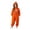 Orange15, variant on Kids Pumpkin Onesie Halloween, Orange Face Warm Jumpsuit for Boys and Girls
