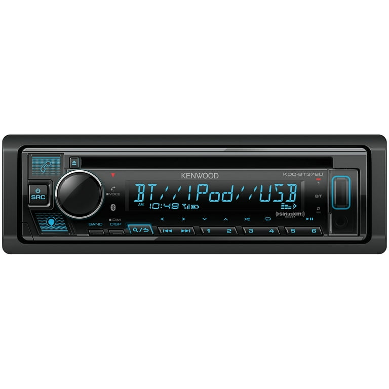 Kenwood KDC-BT378U Bluetooth single DIN CD receiver and Kenwood KDC-BT378U Bluetooth single DIN CD receiver and