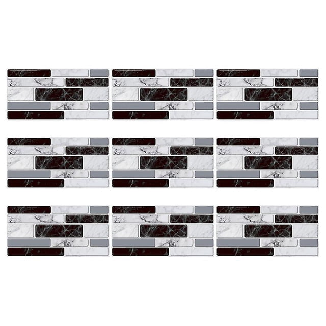 9 pegatinas para azulejos.