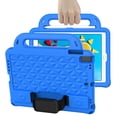 thumbnail image 2 of Handle Case for Apple iPad 9.7-inch (6th/5th Generation) /iPad Air 9.7" /iPad Air 2 9.7" /iPad Pro A1673 9.7 Inch, Shockproof Protective Silicone Case Cover with Adjustable Shoulder Strap (Blue), 2 of 4