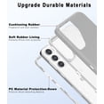 thumbnail image 2 of I-HONVA For Samsung Galaxy S25/S24 Case,3-Layer Military Grade Drop Protection Anti-Slip Rugged Shockproof Dustproof Protection 6.2 inch Phone Case,Gray White, 2 of 7