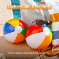 thumbnail image 4 of Joyfy 12 Pack Rainbow Beach Balls,12 inch Inflatable Swimming Pool Toys for Summer Games Pool Party Favors Summer Water Toy Fun Play Beachball Game for Kid Boys Girls, 4 of 9