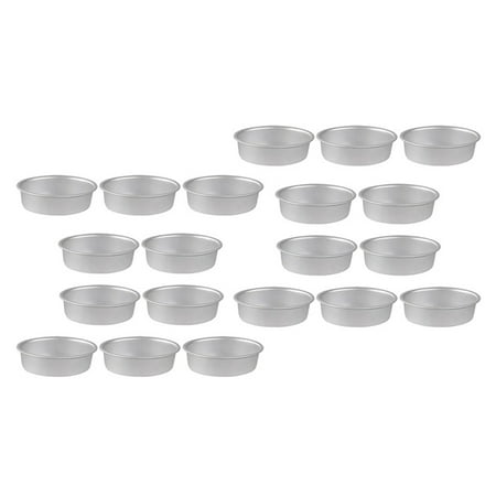 

20Pcs Mini Oval Egg Shape Aluminium Alloy Metal Cheese Pan Cake Mold Bread Mould Tart Holder Pudding Jelly Tin