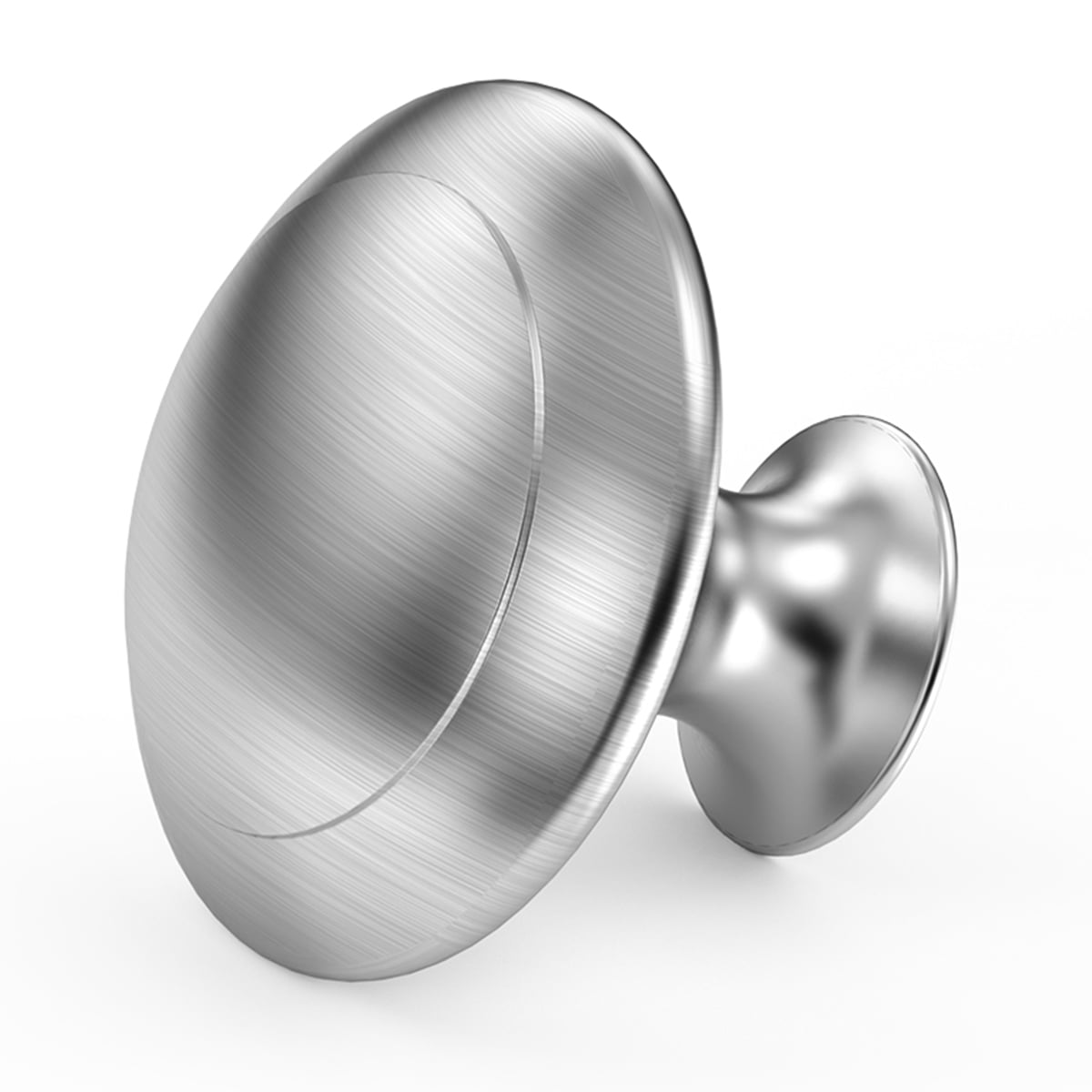 Adifare 1/10/20/25 Pack Hardware Round Knobs Silver Kitchen