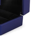 thumbnail image 3 of Xirurus Premium LED Lighted Ring Storage Box, Fashionable Engagement Jewelry Display Case with Soft Plush Interior, Perfect for Wedding Proposals and Anniversaries, 2.56 inches / 6.5 cm, Blue, 3 of 9
