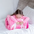 thumbnail image 3 of Unicorn Sleeping Bag Glow in The Dark Slumber Bag for Girls 66x30 in, 3 of 9