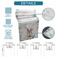 thumbnail image 6 of Easter Bunny Table Runner 72 Inches, Eucalyptus Leaves Cute Rabbit White Flowers Bed Runner Dresser Scarves Tabletop for Indoor Outdoor Parties/Ceremony/Banquet, 14" x 72", 6 of 8