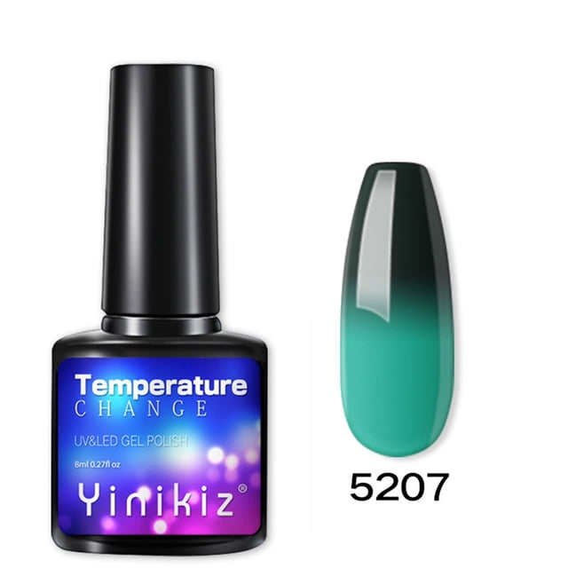 Hot6sl Liquidación de Ahorros de Verano Pegamento para Uñas En Fototerapia En Gradiente Cambia de Temperatura, Herramienta para Pegar Esmaltes de Uñas 8 Ml
