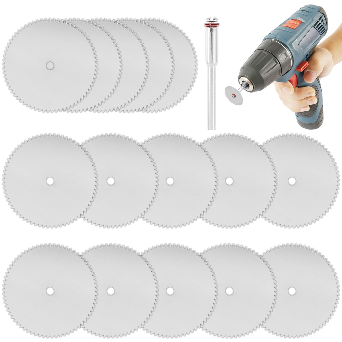 15Pcs 22mm Circular Saw Blade Stainless Steel Cutting Wheel Disc Sharp