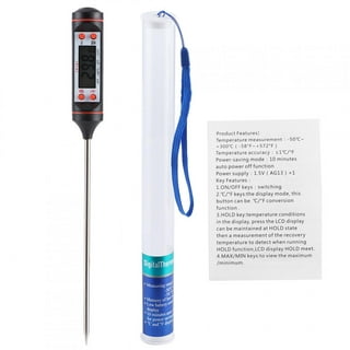 DoubleYi Meat Thermometers 4Pcs Temperature Measurement Safe Universal  Pop-up Turkey Temperature Meters Timers