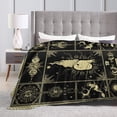 thumbnail image 3 of Yibo Blanket 12 Horoscope Astrology Bed Blankets Soft Cozy Personalized Flannel Blankets, 3 of 9