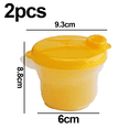 thumbnail image 2 of Baby Formula Dispenser, Portable Formula Container Handle for Travel, Daycare and Outdoor Activities Yellow, 2 of 5