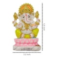 thumbnail image 3 of IBA Indianbeautifulart&nbsp;Lord Ganesha&nbsp;Murti Religious Hindu God Figurine&nbsp;Elephant&nbsp;God&nbsp;For Car Dashboard Auspicious Hindu God Idol For Home/ Office/ Temple-SC, 3 of 7