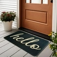 thumbnail image 6 of Hello Door Mat Welcome Mats Indoor Outdoor,Rubber Non Slip 30"x17"Durable Floor Mat Non Slip Rug Ultra Absorb Mud Easy Clean Front Doormat for Entryway,Patio,Kitchen and Living Room, 6 of 6