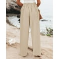 thumbnail image 5 of Casual Pants for Women High Elastic Waisted in The Back Business Trousers Long Casual Work Pants, 5 of 5