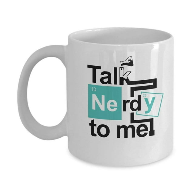 Talk Nerdy To Me Funny Science & Math Geek Gift Mug