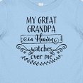 thumbnail image 4 of Inktastic My Great Grandpa in Heaven Watches over Me Boys or Girls Baby T-Shirt, 4 of 5