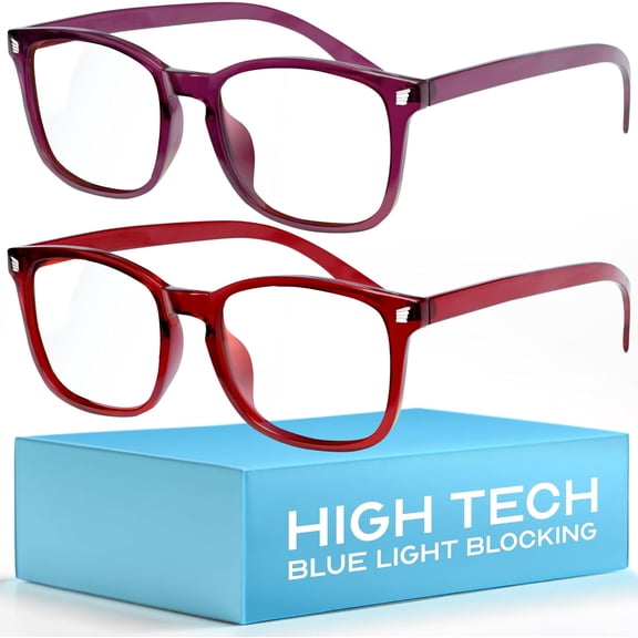 High Tech Blue Light Glasses - Blue Light Blocking Computer Glasses - Screen & UV Protection