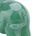 thumbnail image 4 of NFTIGB 2inch Natural Jade Carved Elephant Crystal Figurine Home Decoration Furnishing Article, Premium Green Aventurine Stone Crafts for Positive Energy & Stress Relief, Elegant Home Accents, 4 of 9