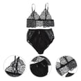thumbnail image 4 of 1 conjunto de lencería femenina, ropa interior de encaje con encanto, lencería de mujer, ropa de mujer, 4 of 5