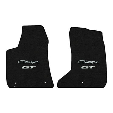 Lloyd Mats Custom Fit Floor Mats for Dodge Charger AWD 2018/ON LogoMat 2Pc Set Charcoal